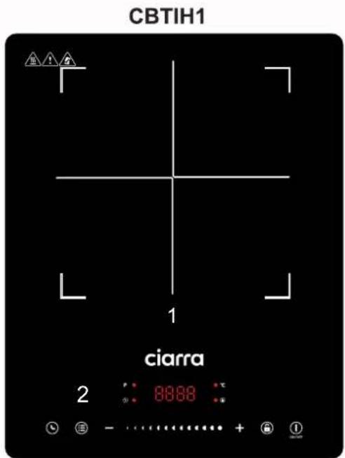 CIARRA CBTIH2 - INDUKTIONSKOCHFELD - 1