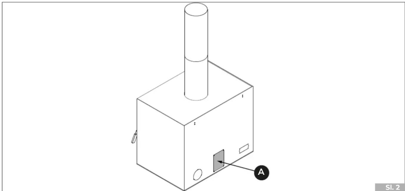 Palazzetti Asia - Tablica s serijsko stevilko - 1