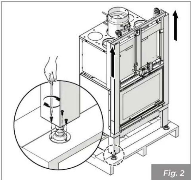 Palazzetti Ecomonoblocco mX - Check the support surface - 2