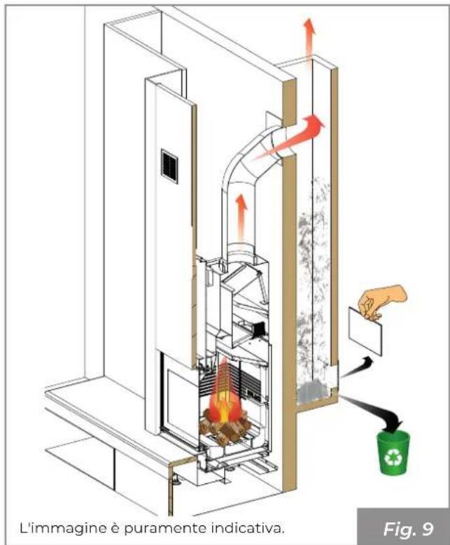 Palazzetti Ecomonoblocco mX - Sistema di evacuazione dei fumi - 3