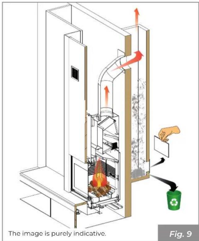 Palazzetti Ecomonoblocco mX - Fumes evacuation system - 3