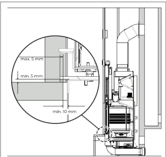 Palazzetti Ecomonoblocco mX - Colocación en seco - 1
