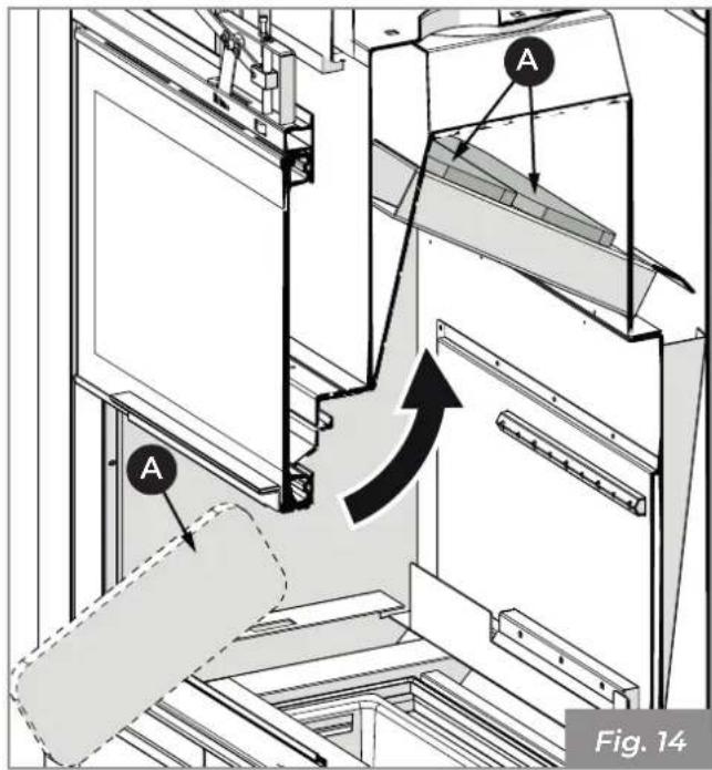 Palazzetti Ecomonoblocco mX - Montaggio deflettori superiori - 1
