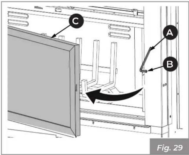 Palazzetti Ecomonoblocco mX 25:9F - Limpieza del vidrio - 4