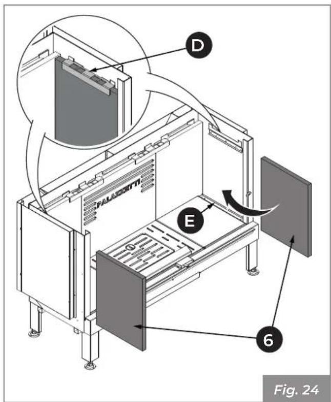 Palazzetti Ecomonoblocco mX 25:9F - Assembly of refractory brick - 4