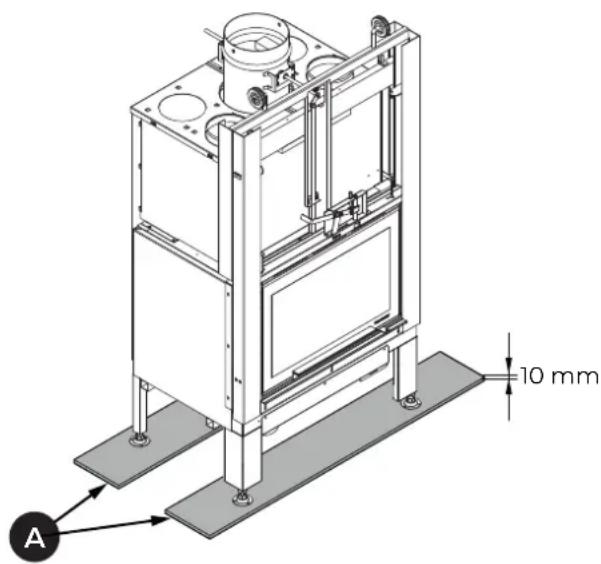 Palazzetti Ecomonoblocco mX 25:9F - Verifica piano d'appoggio - 2