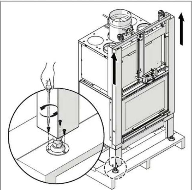 Palazzetti Ecomonoblocco mX 25:9F - HANDHABUNG UND TRANSPORT - 5