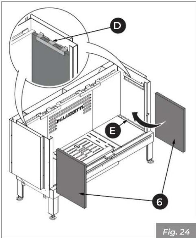 Palazzetti Ecomonoblocco mX 25:9F - montaggio refrattario - 4