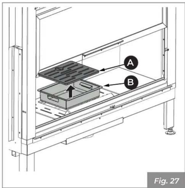 Palazzetti Ecomonoblocco mX 25:9F - Cleaning the fire box - 3