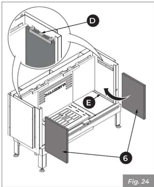 Palazzetti Ecomonoblocco mX 25:9F - Montaje refractario - 4