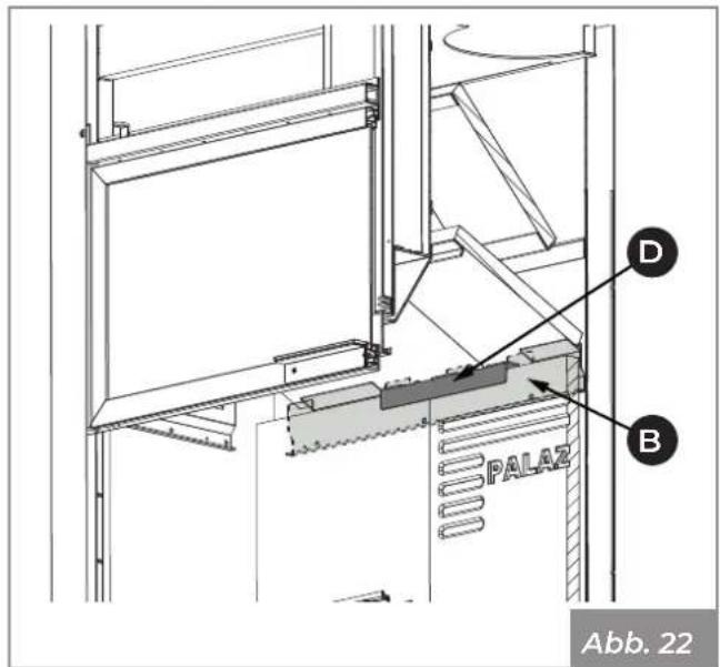 Palazzetti Ecomonoblocco mX 25:9F - Montage der Schamotte - 2
