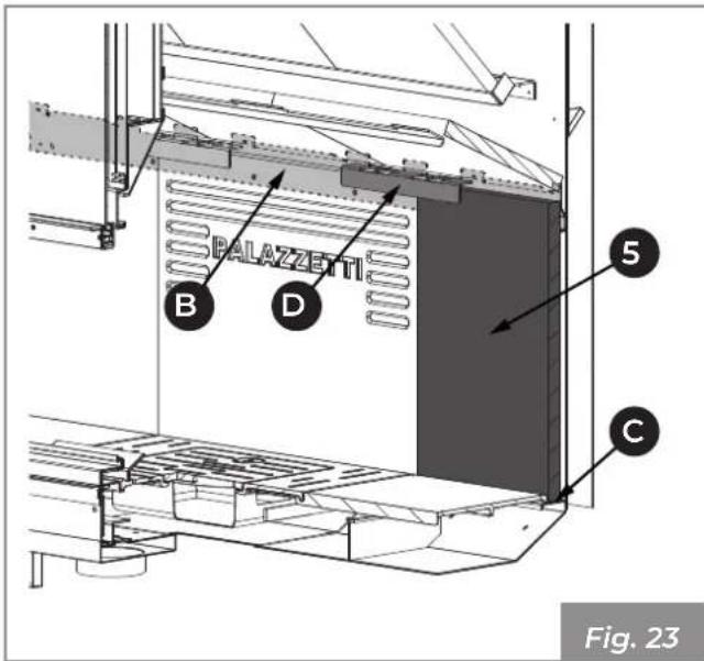 Palazzetti Ecomonoblocco mX 25:9F - montaggio refrattario - 3
