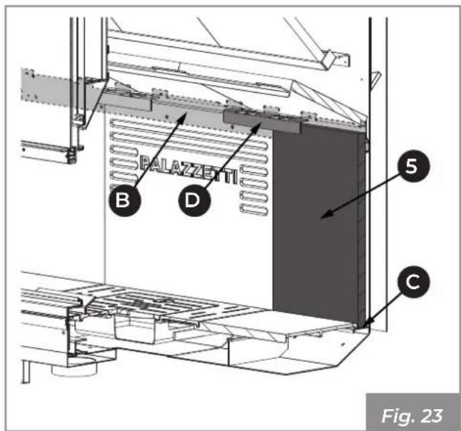 Palazzetti Ecomonoblocco mX 25:9F - Assembly of refractory brick - 3