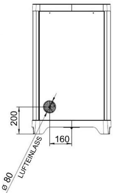 Palazzetti Charlotte 6T - Abmessungen - 4