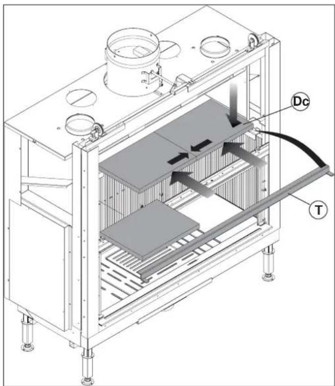 Palazzetti Ecomonoblocco EM16:9 3D - NUR Modell Venticinque Noni zweiseitig: - 1