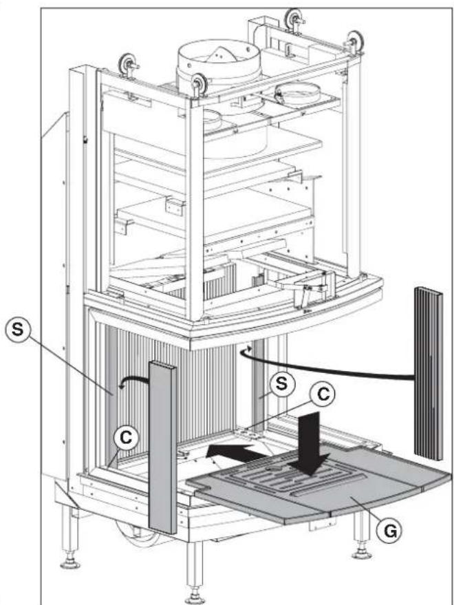 Palazzetti Ecomonoblocco EM16:9 3D - SOLO modelo S78 3D: - 1
