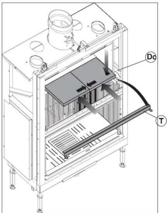 Palazzetti Ecomonoblocco EM16:9 3D - ANSCHLÜSSE DES ELEKTROVENTILATORS (zusätzlich) - 4