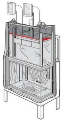 Palazzetti Ecomonoblocco EM16:9 3D - Inspection panel installation and VDF adjustment - 2