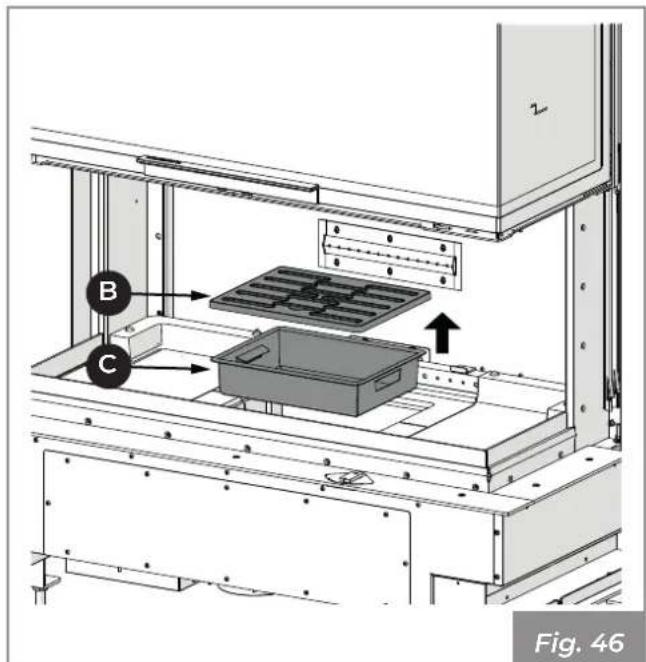Palazzetti Ecomonoblocco WT 16:9 3D - Cleaning of cements and smoke deflectors - 2