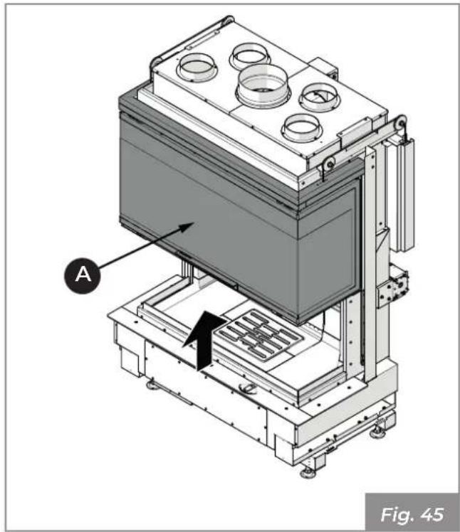 Palazzetti Ecomonoblocco WT 16:9 3D - Pulizia cementi e deflettori fumi - 1