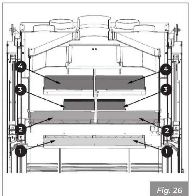 Palazzetti Ecomonoblocco WT 16:9 3D - Descrizione e posizionamento deflettori - 1