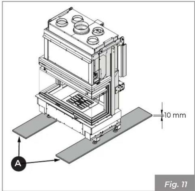 Palazzetti Ecomonoblocco WT 16:9 3D - Verifica piano d'appoggio - 2