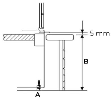 Palazzetti Ecomonoblocco WT 16:9 3D - Levelling of the appliance - 1