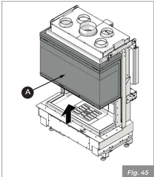 Palazzetti Ecomonoblocco WT 16:9 3D - Cleaning of cements and smoke deflectors - 1
