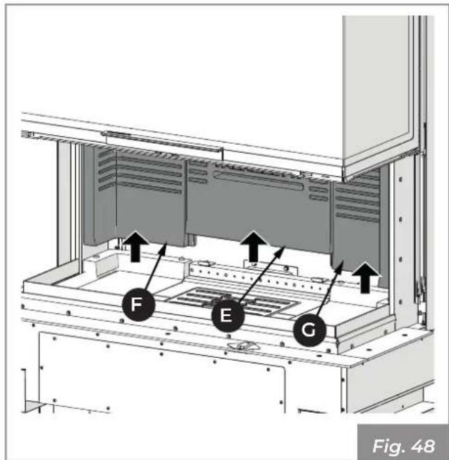 Palazzetti Ecomonoblocco WT 16:9 3D - Cleaning of cements and smoke deflectors - 4