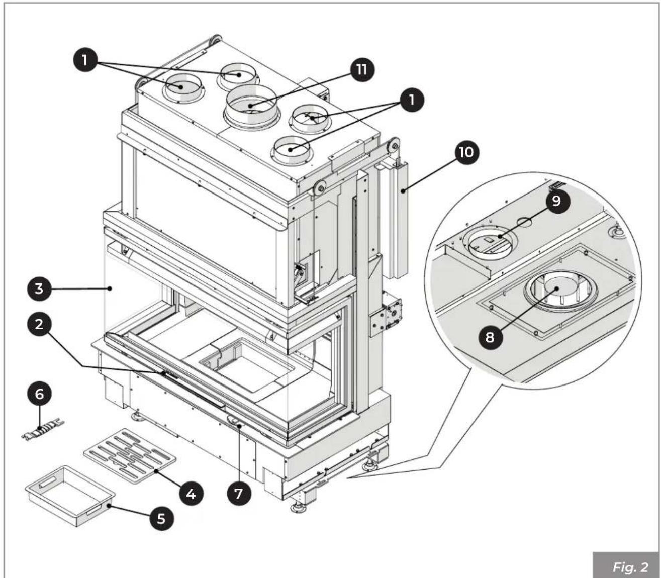 Palazzetti Ecomonoblocco WT 16:9 3D - Descrizione - 1