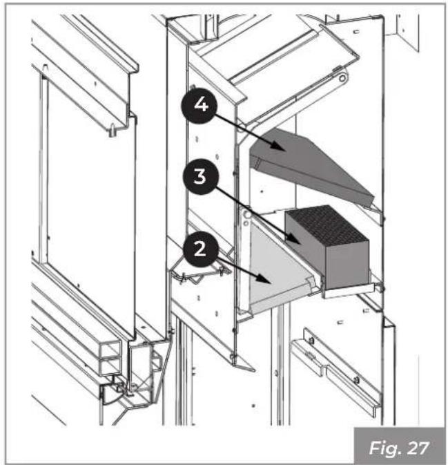 Palazzetti Ecomonoblocco WT 16:9 3D - Montaggio componenti interni al focolare - 2