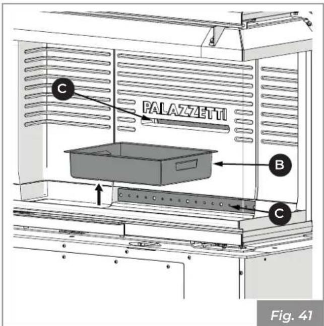 Palazzetti Ecomonoblocco WT 16:9 3D - Pulizia interna del focolare - 4