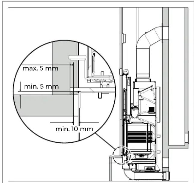 Palazzetti Ecomonoblocco WT 16:9 3D - Posizionamento a secco - 2