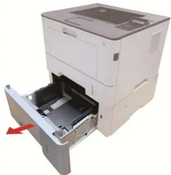 PANTUM BP5200DN - Installation du bac en optionnel - 1
