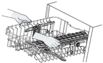 IKEA FRÖSLUNDA 305.681.66 - Umístění horního koše - 1