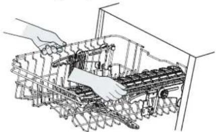 IKEA FRÖSLUNDA 305.681.66 - Het bovenste mandje plaatsen - 1
