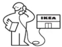 IKEA FRÖSLUNDA 305.681.66 - Yhteydenotot palvelua tarvittaessa - 1