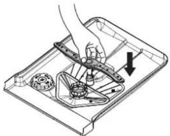 IKEA FRÖSLUNDA 305.681.66 - Limpar os braços de pulverização - 4