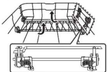 IKEA FRÖSLUNDA 305.681.66 - Regolazione del cestello inferiore - 2