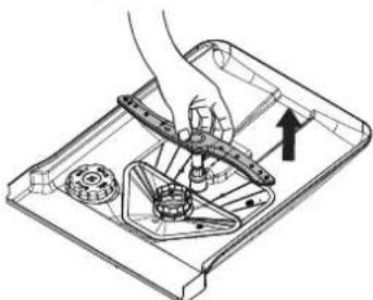 IKEA FRÖSLUNDA 305.681.66 - Limpar os braços de pulverização - 2