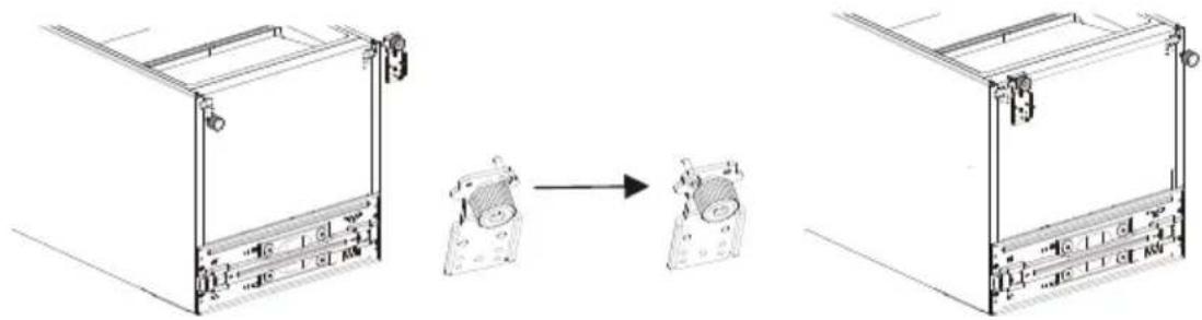 MIDEA MDRB521MGB02 - Inverser l'ouverture de la porte - 6