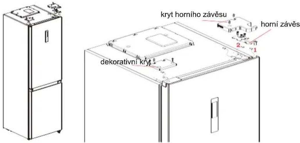 MIDEA MDRB521MGB02 - Změna otevírání dveří zprava doleva - 5