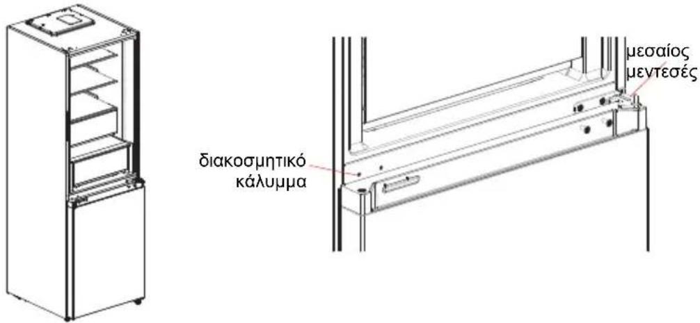 MIDEA MDRB521MGB02 - Αλλαγή αριστερής-δεξιάς τοποθέτησης πόρτας - 6