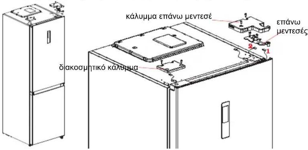 MIDEA MDRB521MGB02 - Αλλαγή αριστερής-δεξιάς τοποθέτησης πόρτας - 5