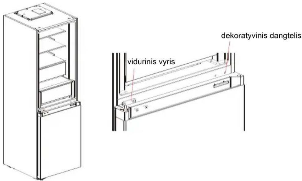 MIDEA MDRB521MGB02 - Durų atidarymo krypties keitimas iš dešinės į kairę - 10
