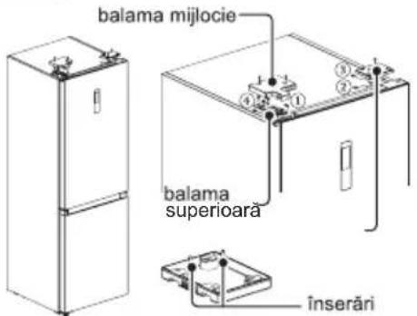 MIDEA MDRB521MIC46 - • Schimbare uşă congelator - 3