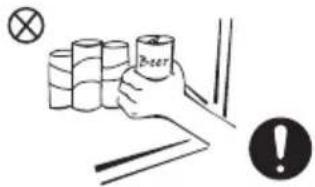 MIDEA MDRB521MIC46 - AVERTISSEMENTS LIÉS AU PLACEMENT DES ARTICLES - 2