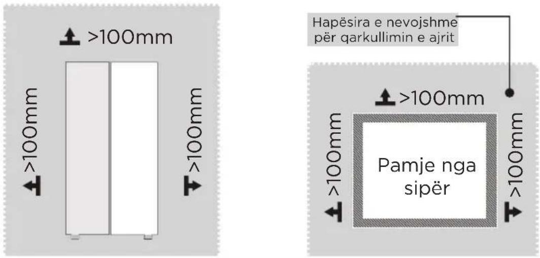 MIDEA MDRS791MIC46 - Përmasat dhe hapësirat - 1
