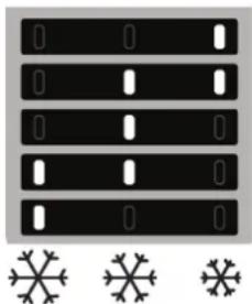 IGNIS ARL 791 2 - Leuchtende LEDs Temperatureinstellung - 1