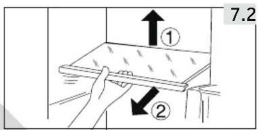 HAIER H4F272WDH1BE - Removable door racks - 1